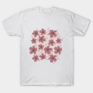 unique hibiscus flowers decorative T-Shirt